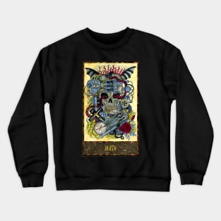 Death. Magic Gate Tarot Card Design. Crewneck Sweatshirt